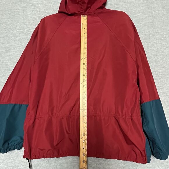 LL Bean 80s Anorak Rain Jacket ASO John Mayer Aztec Windbreaker Womens M Unisex - Picture 9 of 12